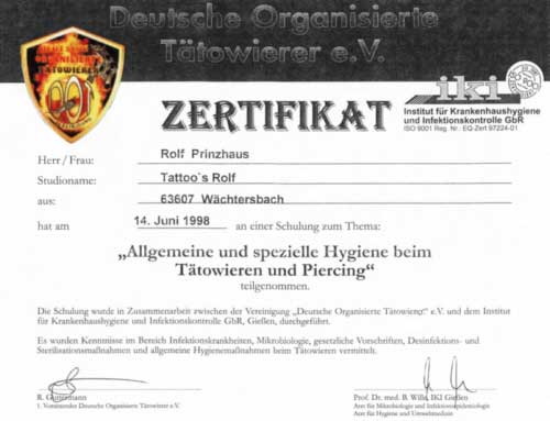 � TATTOO�s ROLF